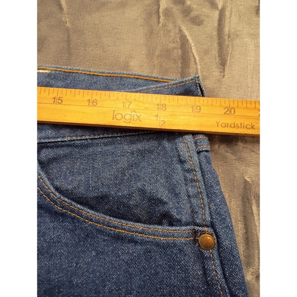 Wrangler Mens 40x34 Original Fit Cowboy Cut Blue Denim Jeans - Picture 2 of 9